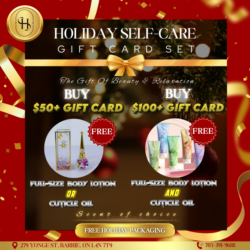 Holiday Self-Care Gift Card Sets Are Here at SHE NAIL BAR